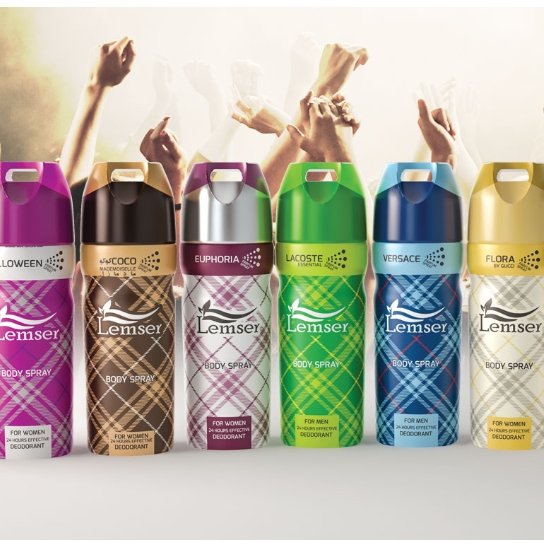 اسپری بدن لمسر