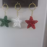 دسته کلید در  طرح های ستاره، توپک، قلب