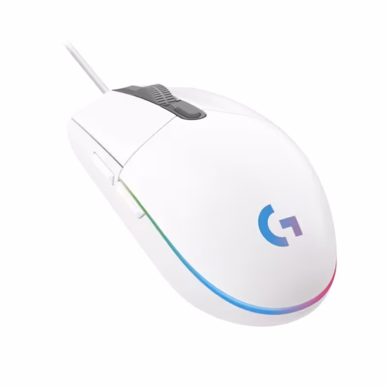 ماوس Logitech G102 Lightsync RGB سفید