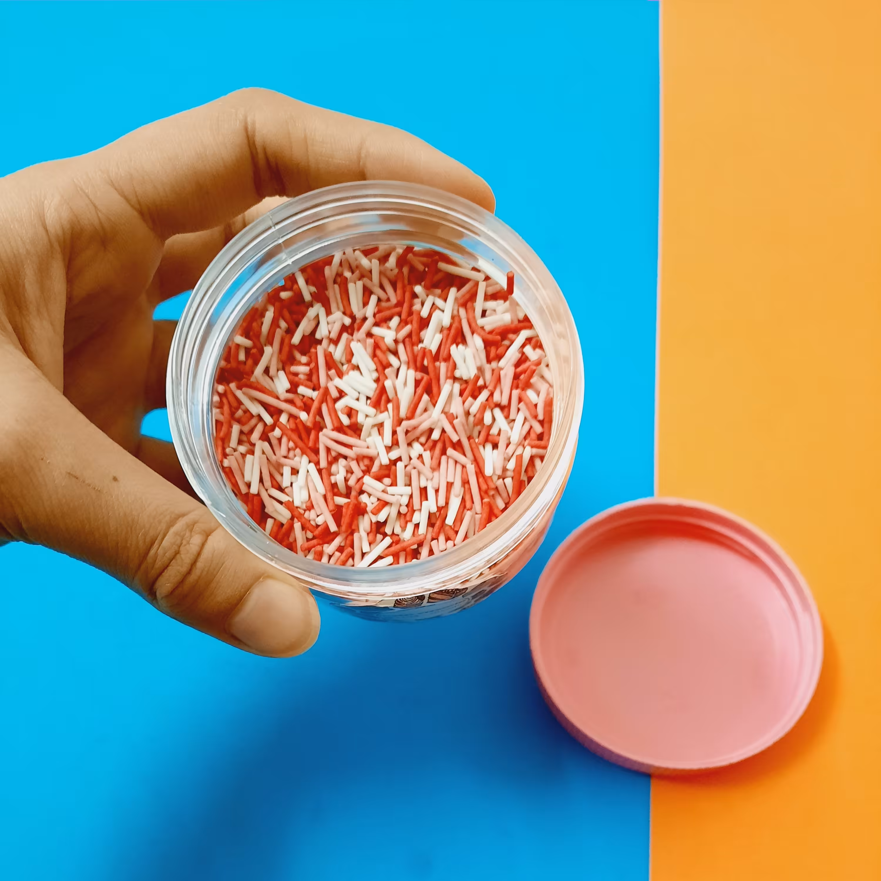 ترافل رشته ای صورتی سفید 100گرمی