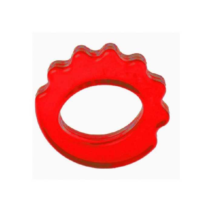 حلقه تقویت مچ ساده مدل AIDIN رنگ قرمز