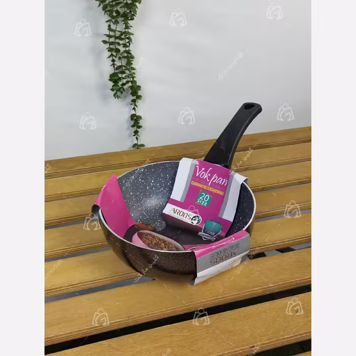 ماهیتابه تکدسته وک (WOK) برند عروس سایز 20