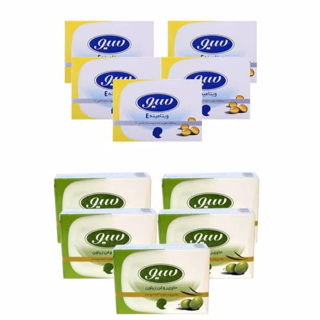 صابون شستشو سیو مدل ویتامین E و روغن زیتون مجموعه 10 عددی
