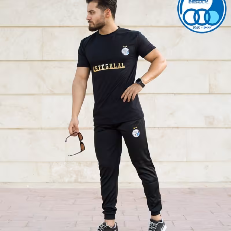 ست تیشرت و شلوار استقلال کد3