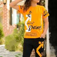 تیشرت وشلوارک اسپرت جنس پنبه سوپردرجه یک،فوق العاده باکیفیت،مناسب دخترها وپسرها،سایز 60رنگ گلبهی