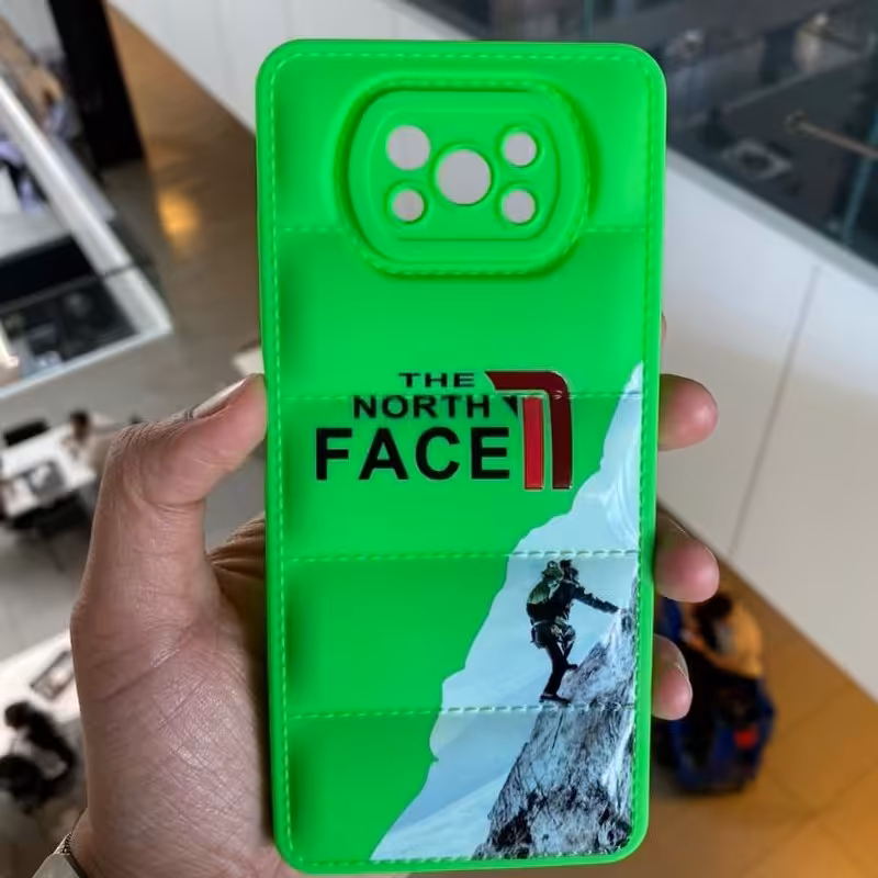 قاب موبایل پافری طرح دار 