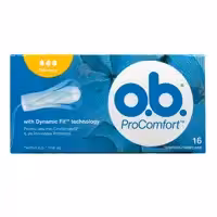 تامپون او بی ob مدل پرو کامفورت PRO COMFORT جذب نرمال بسته بندی 16 عددی