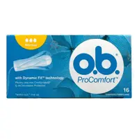 تامپون او بی ob مدل پرو کامفورت PRO COMFORT جذب نرمال بسته بندی 16 عددی