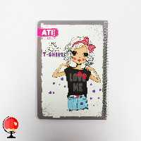 دفتر مشق 50 برگ سیمی طرح تی شرت آتی