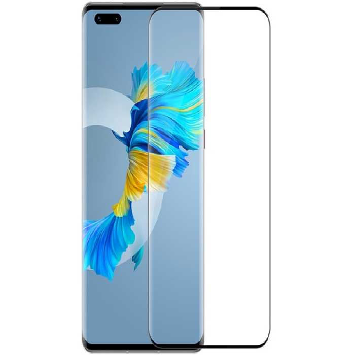 محافظ صفحه نمایش شیشه‌ ای نیلکین هواوی میت 40 پرو Nillkin Huawei Mate 40 Pro/40 Pro /40 RS 3D CP MAX Anti-Explosion Glass