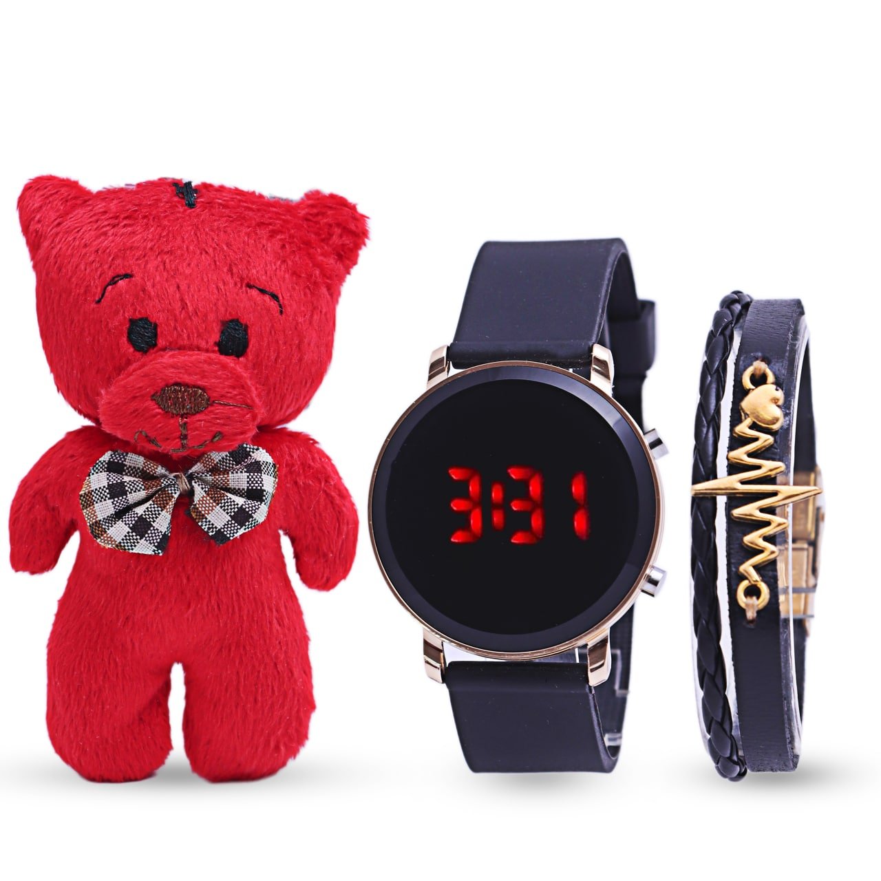 پک هدیه اسپرت مدل 696 دارای دستبند هدیه و جعبه کادویی