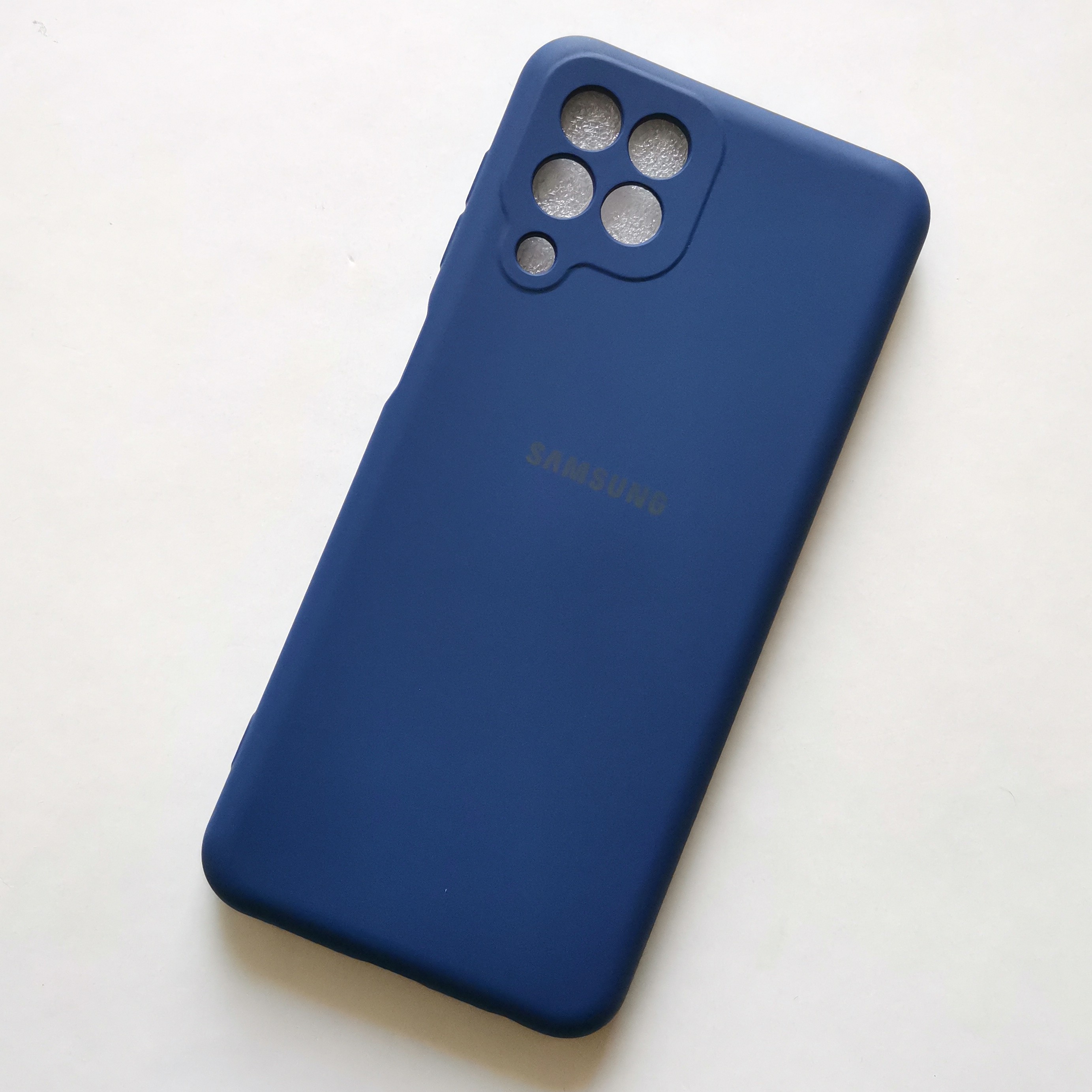 قاب سیلیکونی پاک کنی سرمه ای گوشی سامسونگ M33 