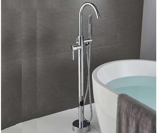 شیر کنار وان حمام وارداتی کروم