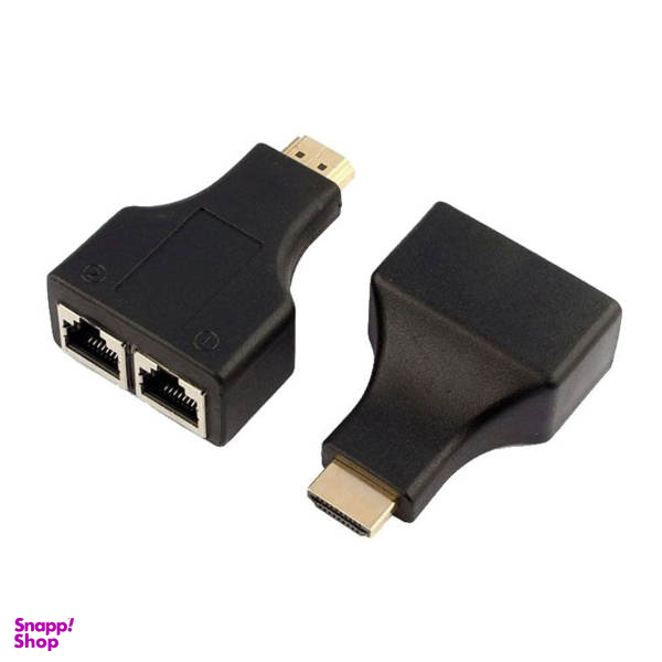 مبدل افزایش طول HDMI مدل enet بسته ی دو عددی