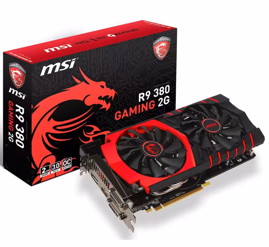 کارت گرافیک ام اس آی مدل آر ناین 380 گیمینگ 2 گیگابایت