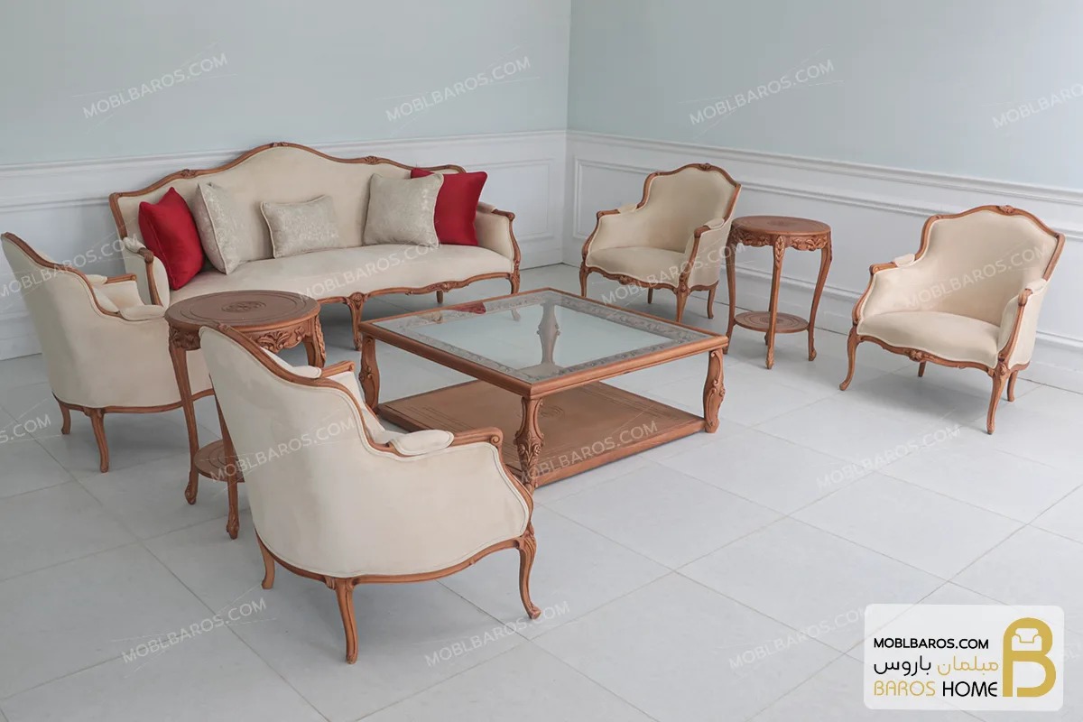 مبل نئوکلاسیک لورنزو تایپ B کد 3