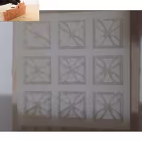 قالب آجر کفپوش طول 9سانت عرض 9سانت ارتفاع 1سانت 