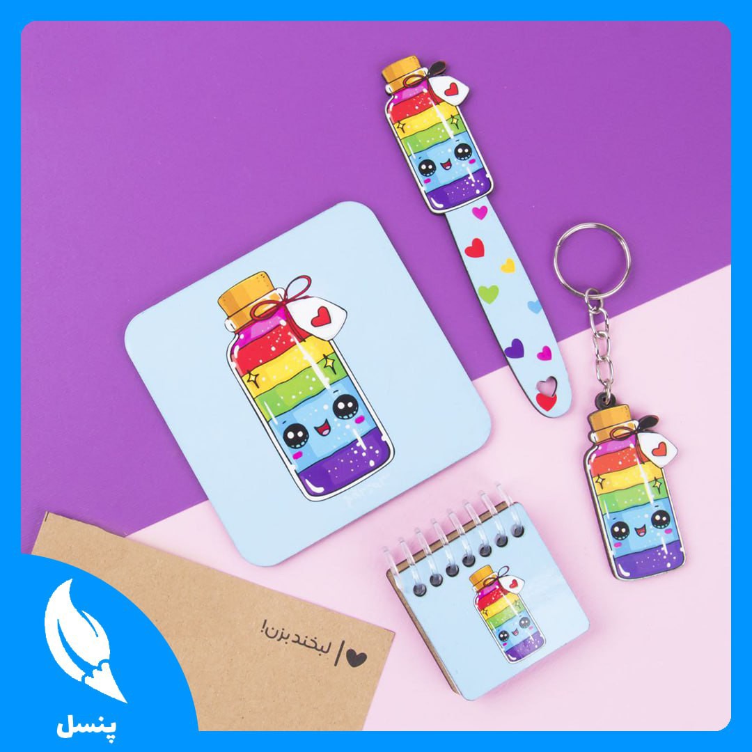 ست فانتزی 4 تکه بطری عشق