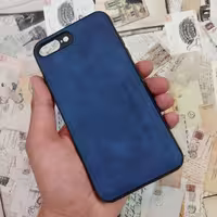 قاب - کاور - گارد چرمی با کیفیت رنگ سرمه ای برند Lindo مناسب برای آیفون IPhone 7 Plus - IPhone 8 Plus