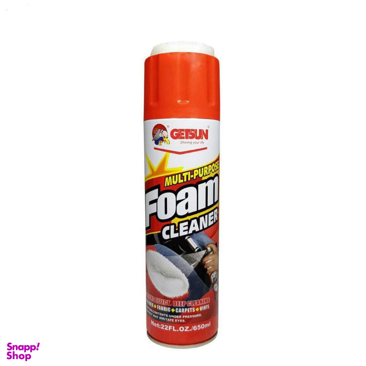 اسپری تمیز کننده داخل خودرو گتسان (Getsun) مدل SH-G5014 حجم 650 میلی لیتر