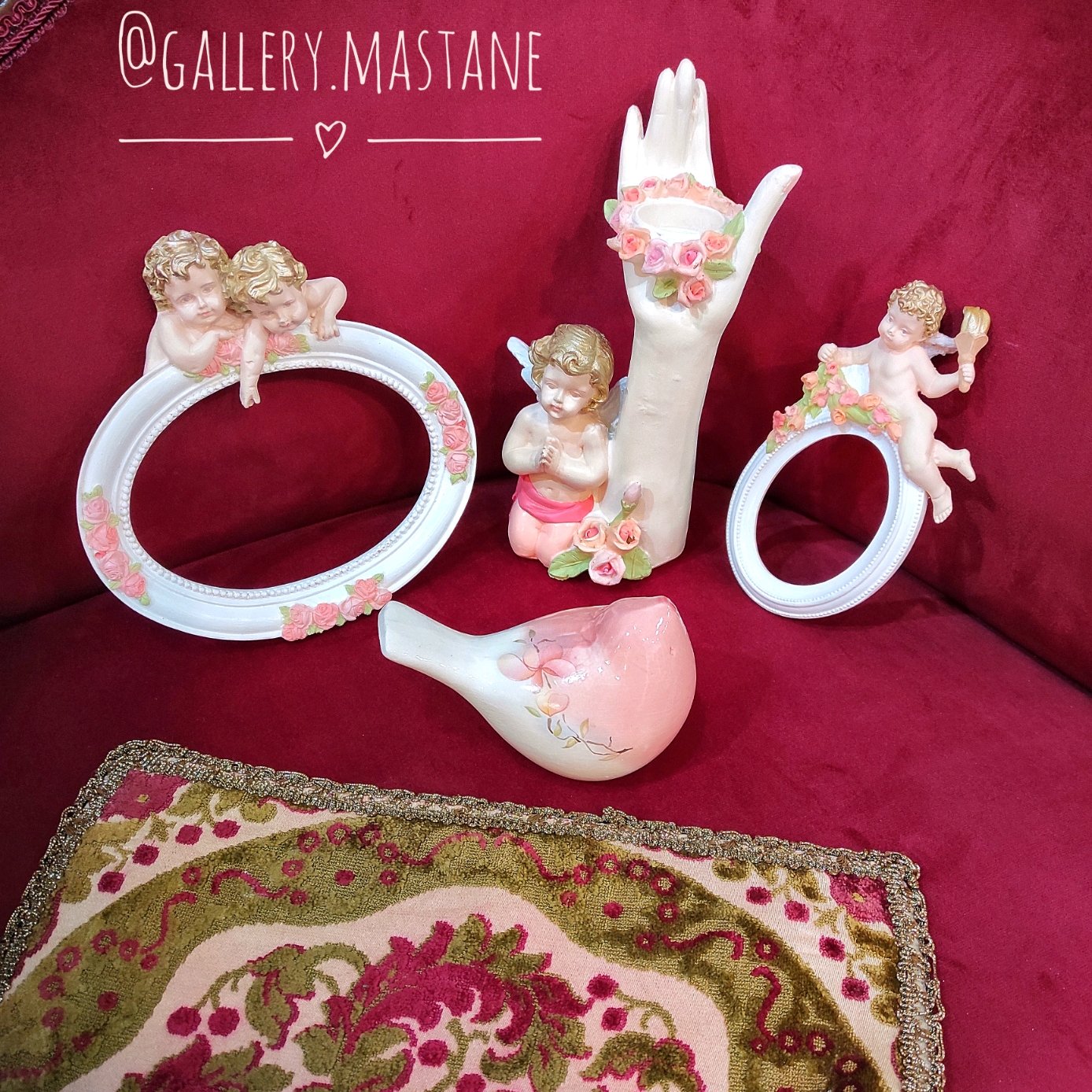 ست دکوری سه تکه قاب عکس و جاشمعی