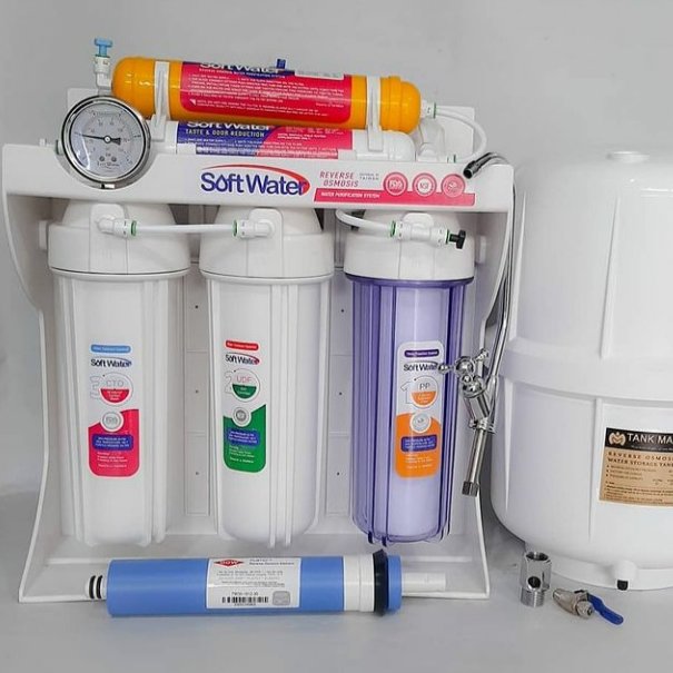 دستگاه تصفیه آب 6 مرحله ای سافت واتر