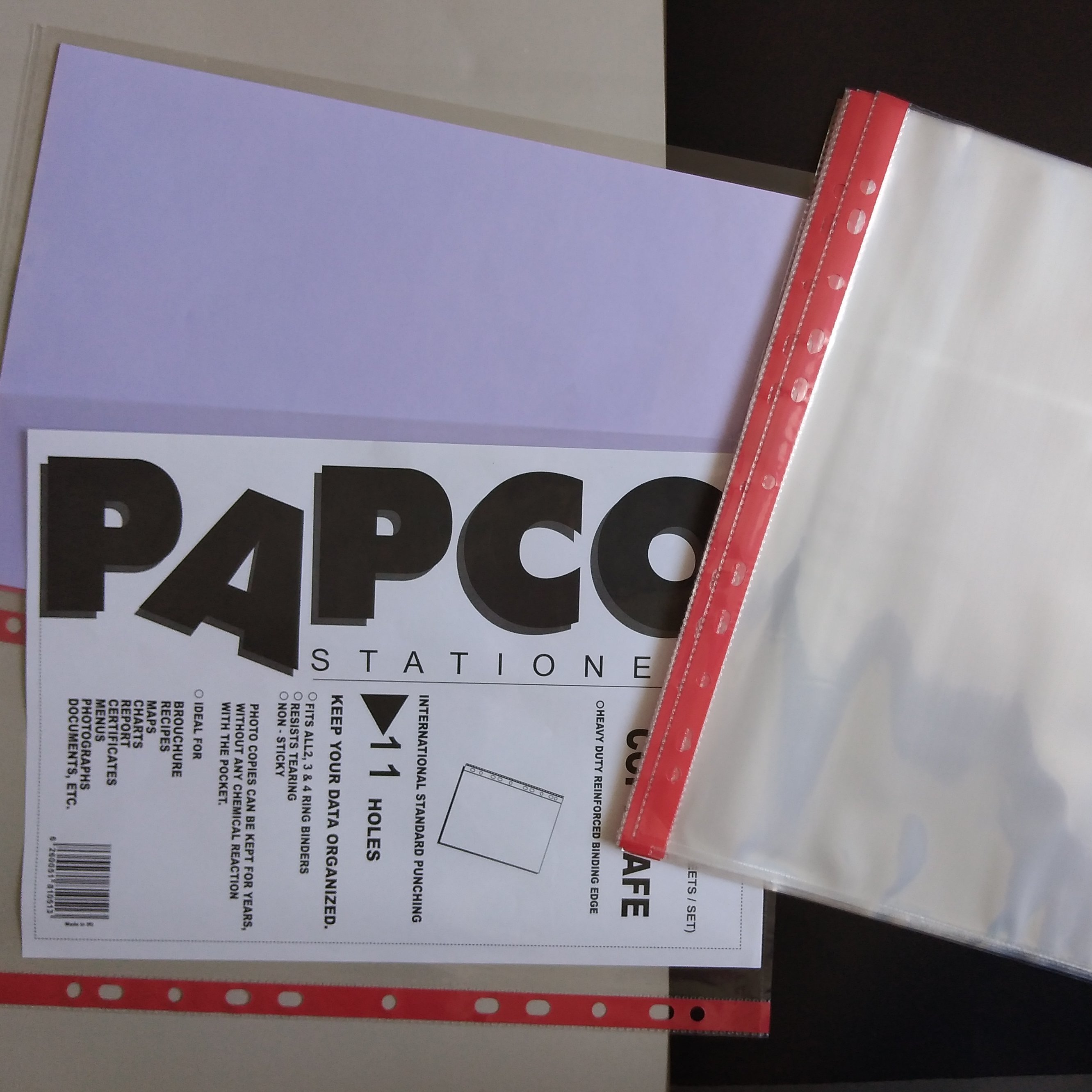 کاور A4 پاپکو - بسته 10 تایی 