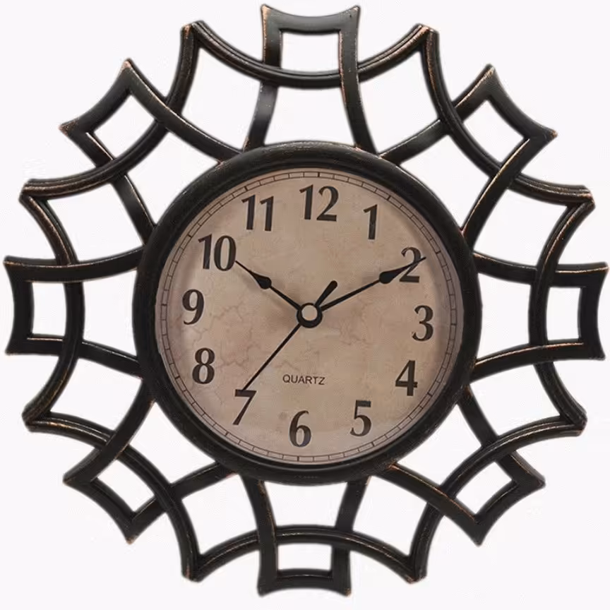 ساعت دیواری بزرگ وارداتی  تیره