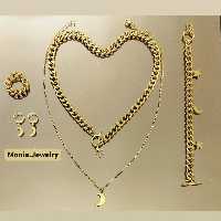 سرویس استیل کارتیر  تراشدار طرح ماه و ستاره رنگ ثابت ضدحساسیت 