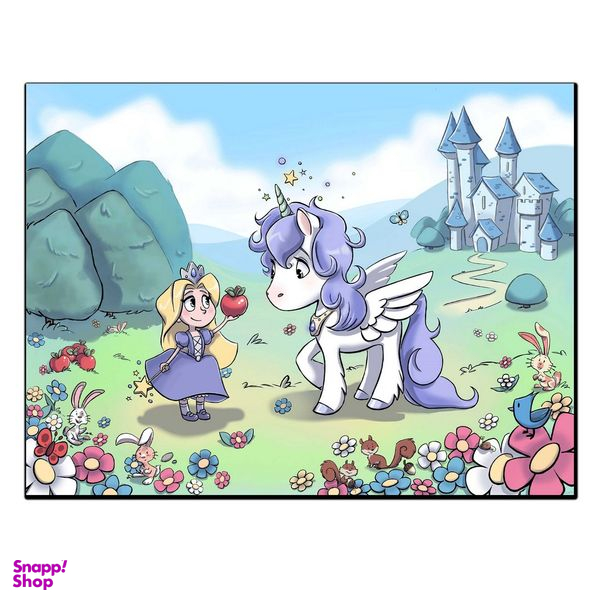 تابلو شاسی بکلیت طرح کارتونی اسب شاخ دار مدل SH-13663