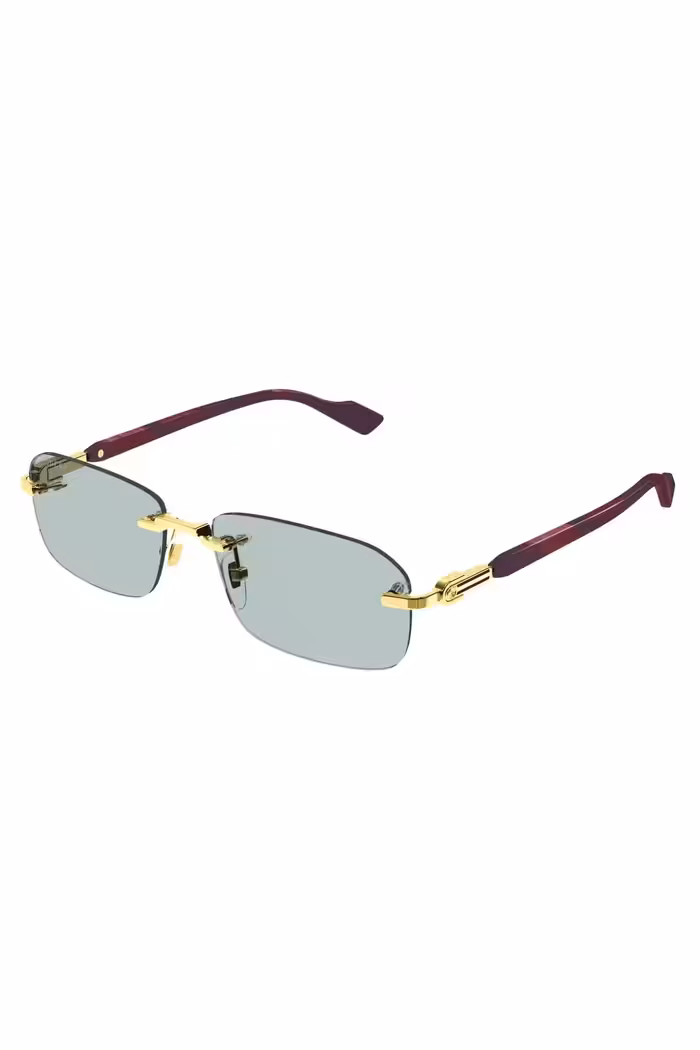 عینک آفتابی طلایی مردانه و زنانه 003 56 یونیسکس Gucci