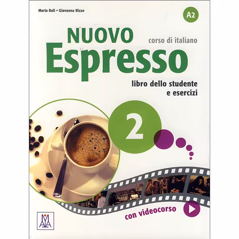 Nuovo Espresso A2: Libro Studente 2 + QR کتاب ایتالیایی اسپرسو