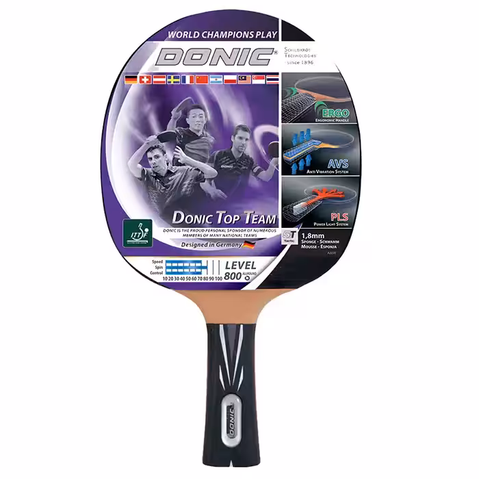 راکت پینگ پنگ دونیک مدل TOP TEAM LEVEL 800