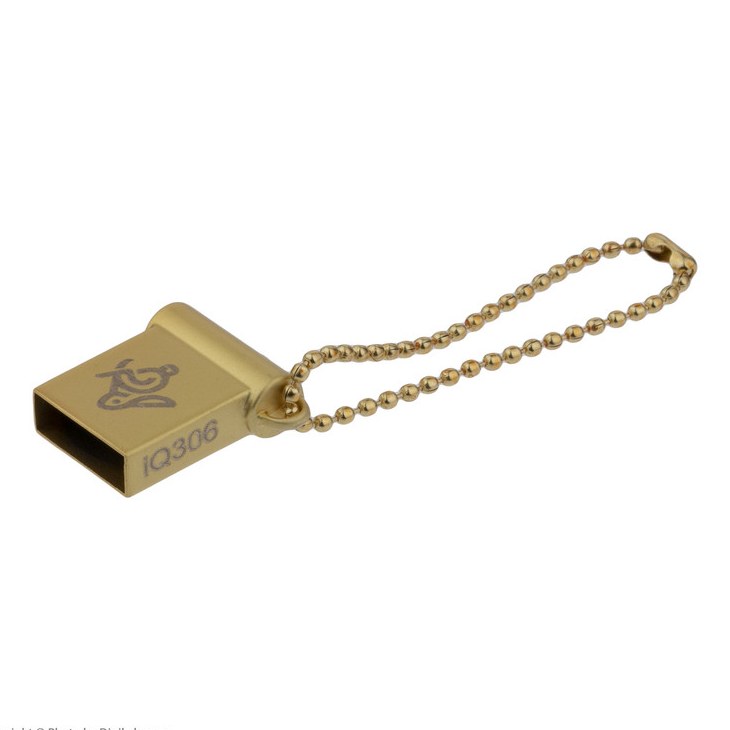فلش iQ 306 Square 64GB رنگ طلایی