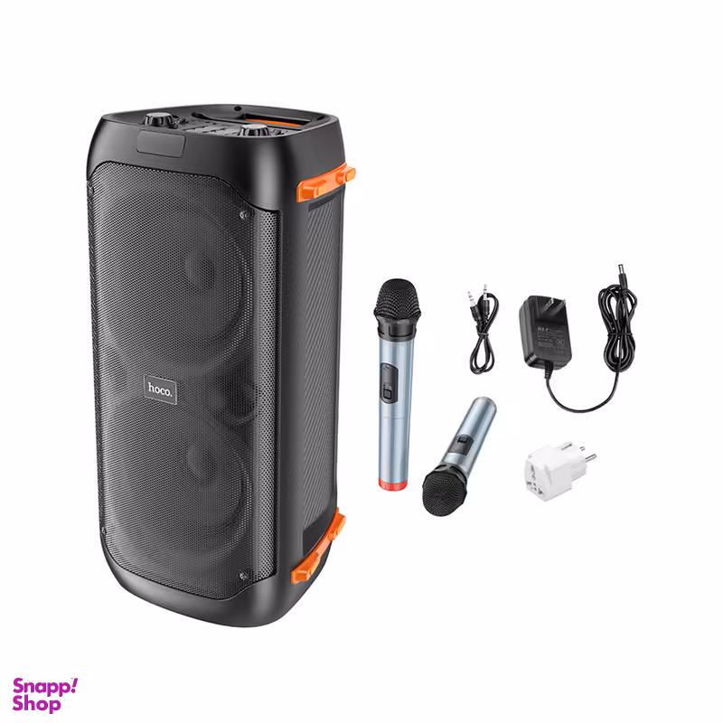 اسپیکر بلوتوثی هوکو مدل BS53 به همراه 2 عدد میکروفن