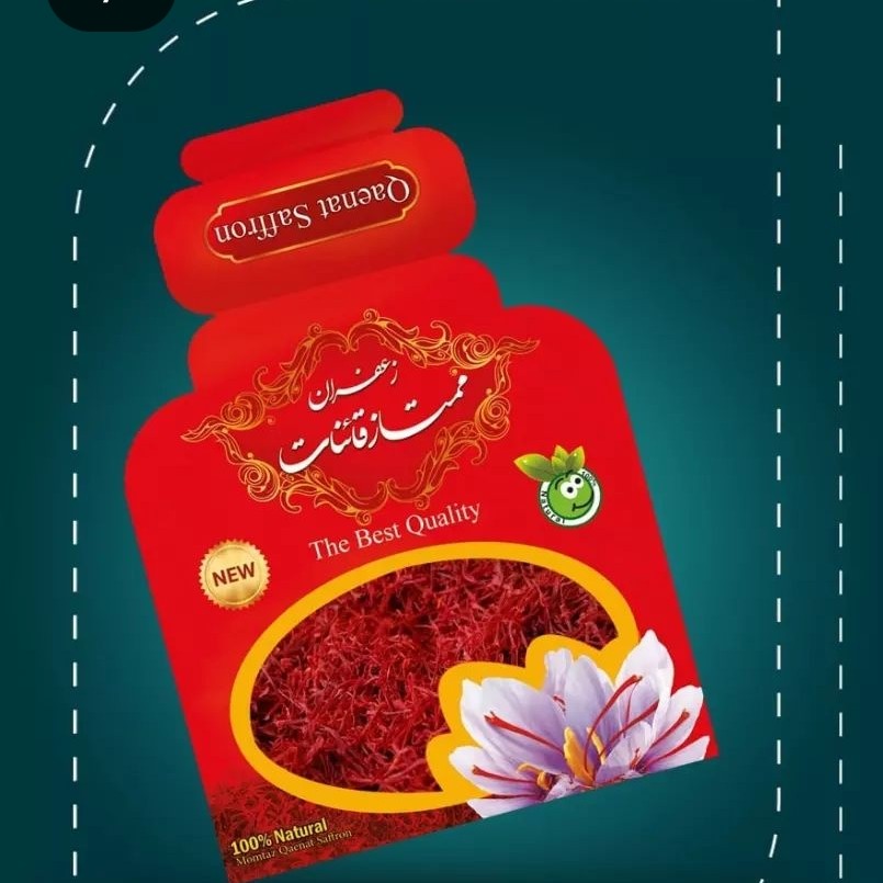 زعفران سرگل درجه یک. مدل پاکتی. وزن 4.6گرم