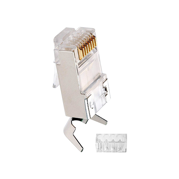 سوکت شبکه Cat7 SFTP شانه دار بسته 20 عددی