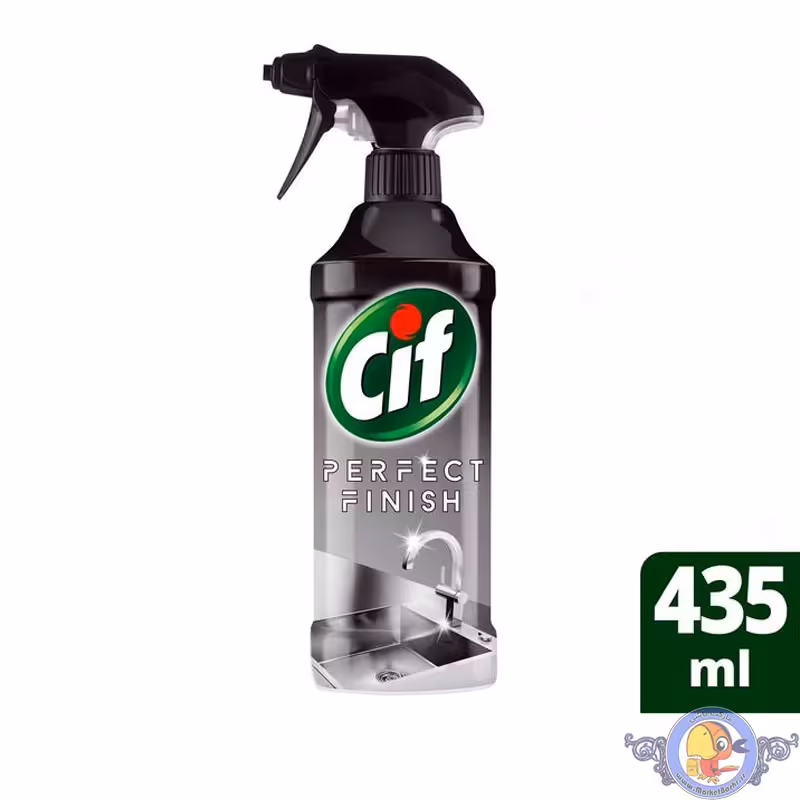 اسپری پاک کننده شیرآلات و سطوح استیل سیف Cif