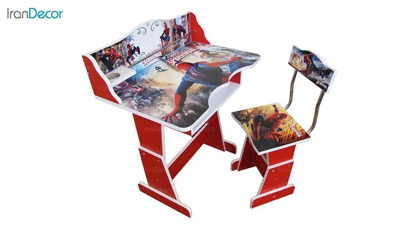 ست صندلی و میز تحریر کودک هوگر مدل مرد عنکبوتی