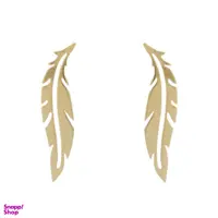 گوشواره طلا 18عیار شمیم گلد گالری مدل EL78