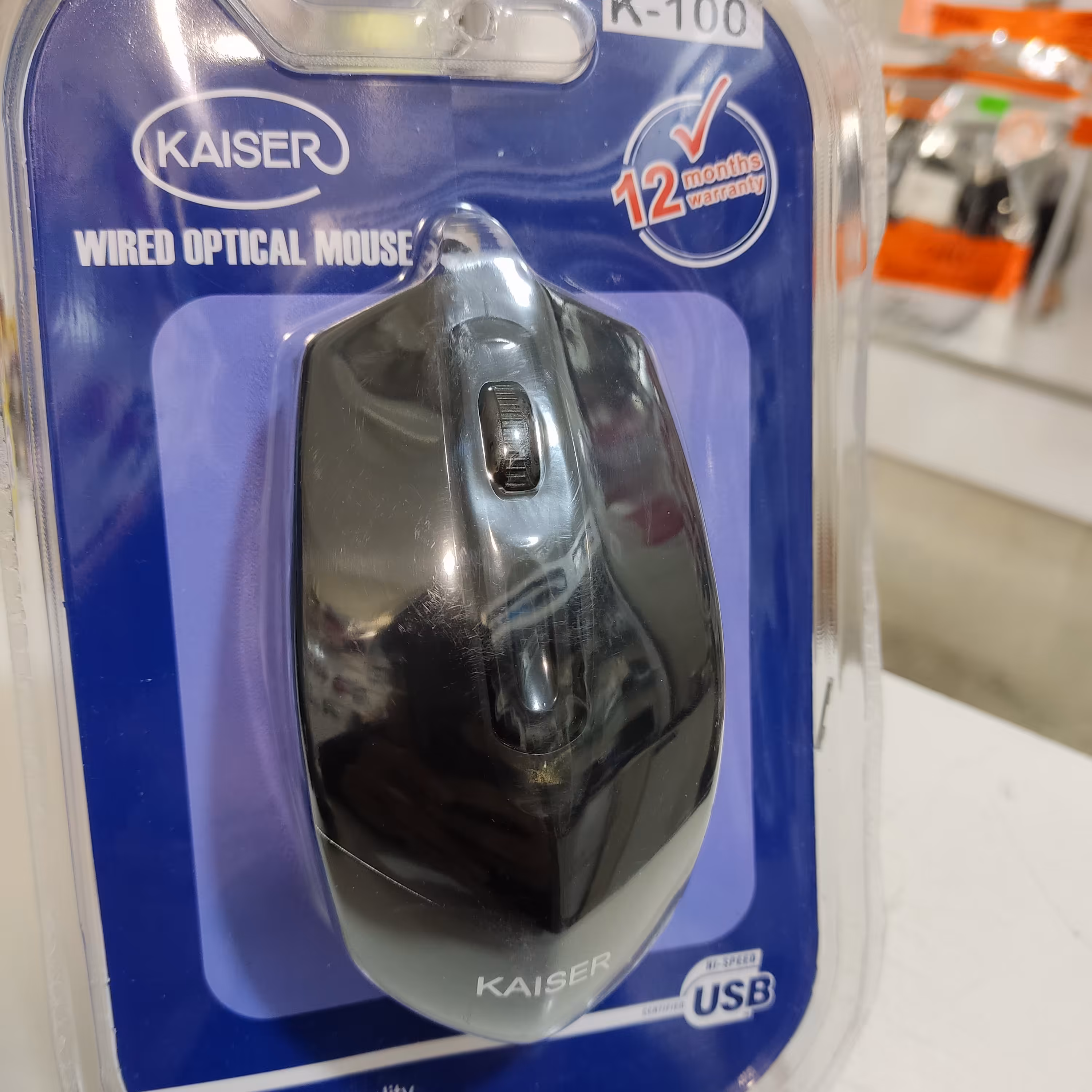 موس سیم دار کایزر مدل K-100