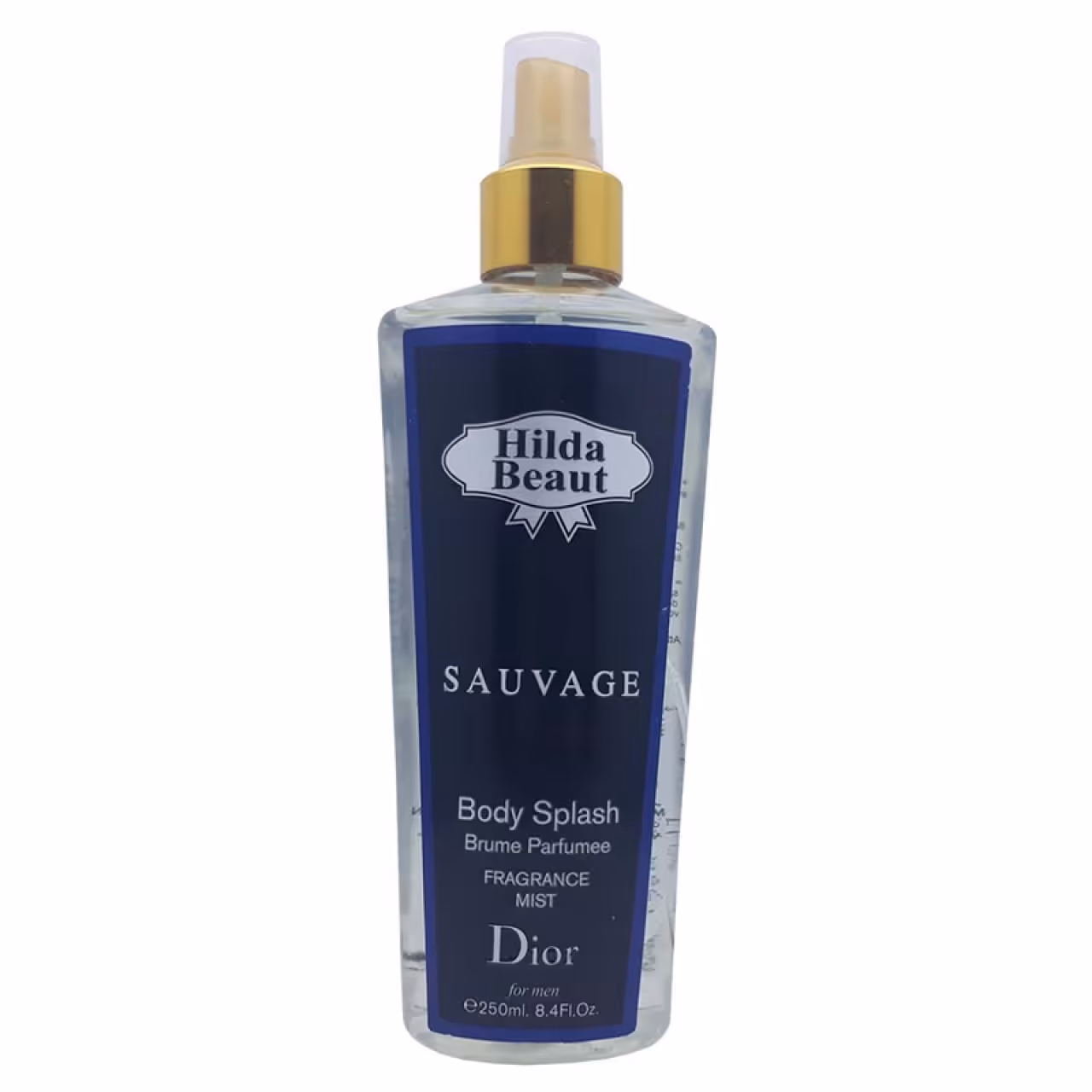 بادی اسپلش مردانه هیلدا بیوت (Hilda Beaut) مدل SAUVAGE حجم 250 میلی لیتر