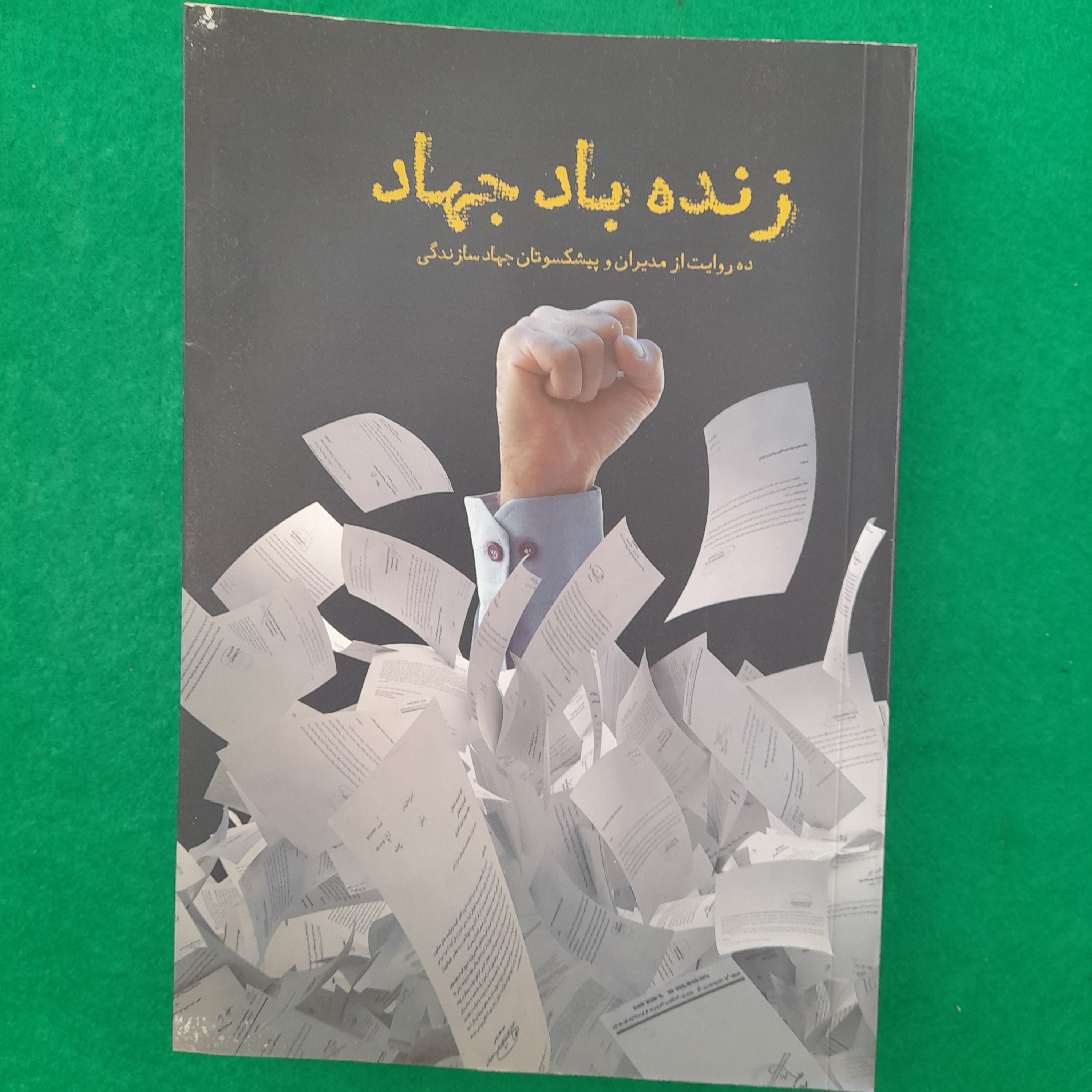 کتاب زنده بادجهاد،ده روایت ازمدیران وپیشکسوتان جهادسازندگی،به قلم سیدمجتبی قافله باشی و،انتشارات الگونگارپیشرفت