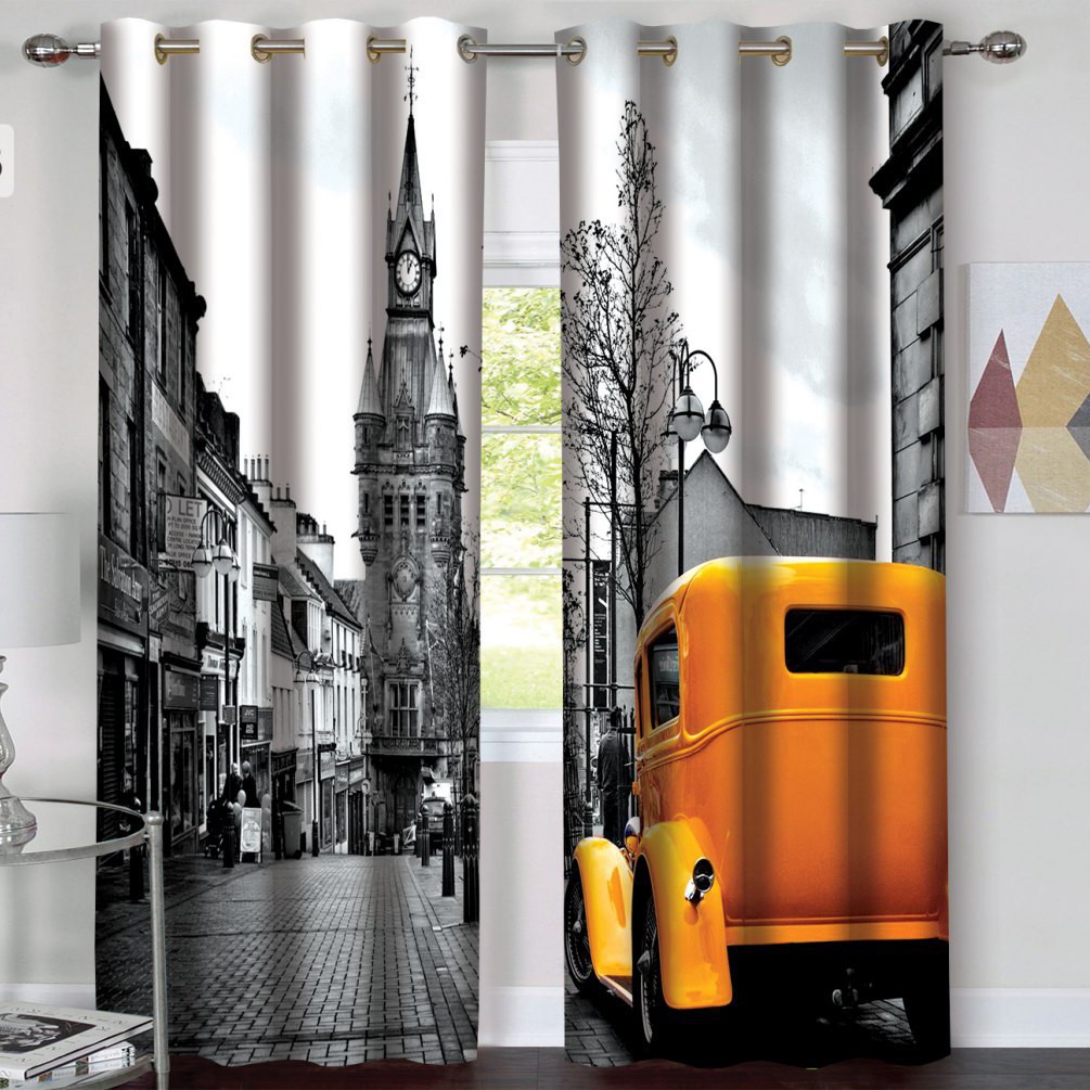 پرده چاپی  پانچ  طرح   نقاشی و منظره  کد606