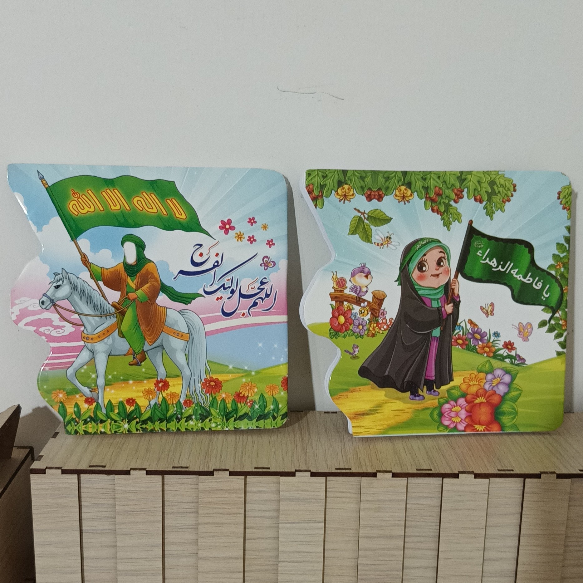 دفتر نقاشی فانتزی طرح مذهبی جلد گلاسه دفترنقاشی