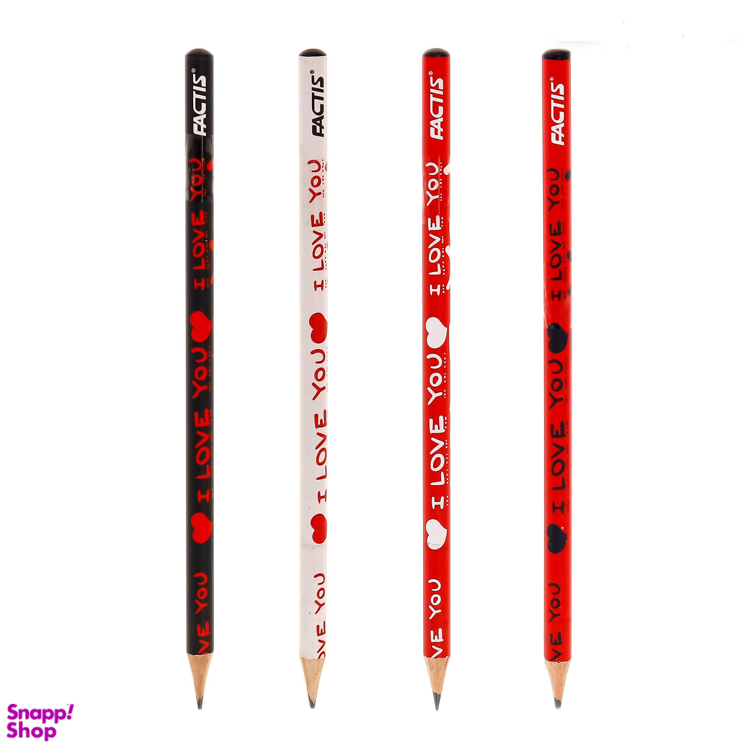 مداد فکتیس طرح لاو مجموعه ۴ عددی