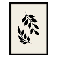 قیمت و خرید تابلو دکوراتیو مدل پوستر مینیمال برگ کد 1974
