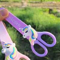 قیچی غلافدار یونیکورن رنگ بنفش