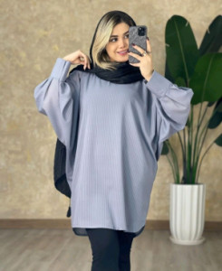 پانچو زنانه حریر 200239