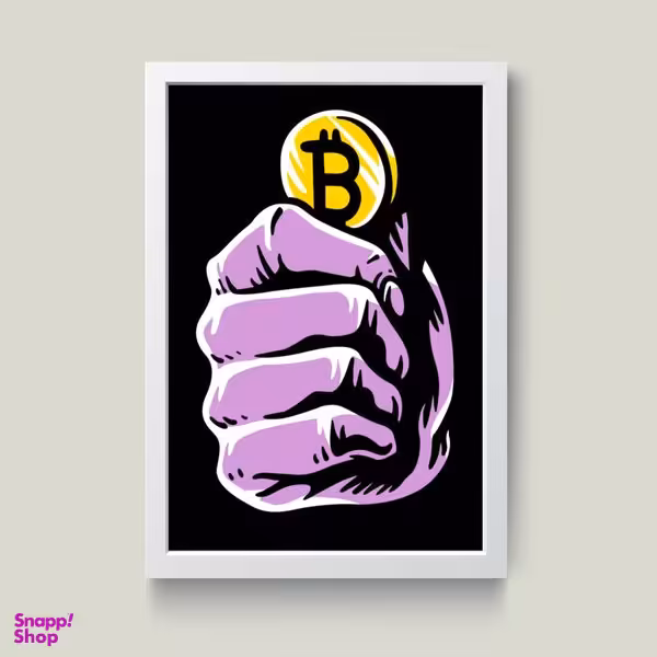 تابلو مدل بیت کوین Bitcoin کد m2489-w